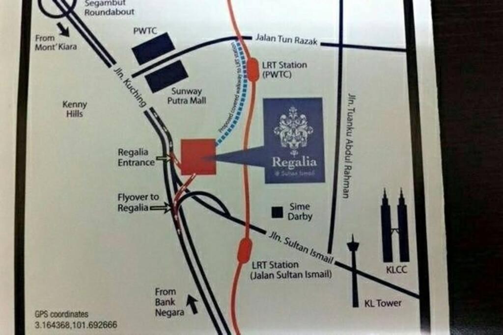 Cozy Regalia Kl 吉隆玻 Lrt & Ktm @1 Parking & Wifi Apartment Kuala Lumpur Exterior photo